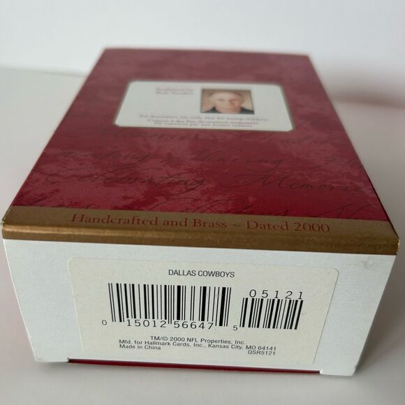Vintage Hallmark 2000 NFL Collection Dallas Cowboys Christmas Ornament New - Picture 4 of 7